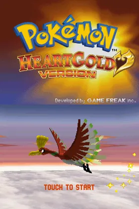 Pokemon - Version Or HeartGold (France) screen shot title